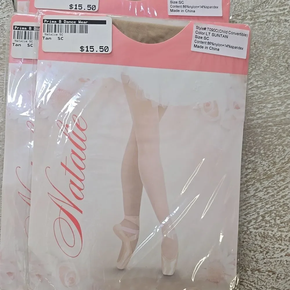 Natalie Kids Convertible Ballet Dance Tights